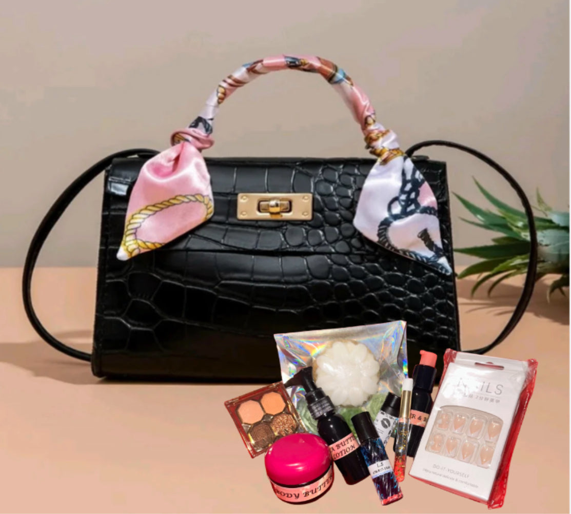 Chic Croc Beauty Bag
