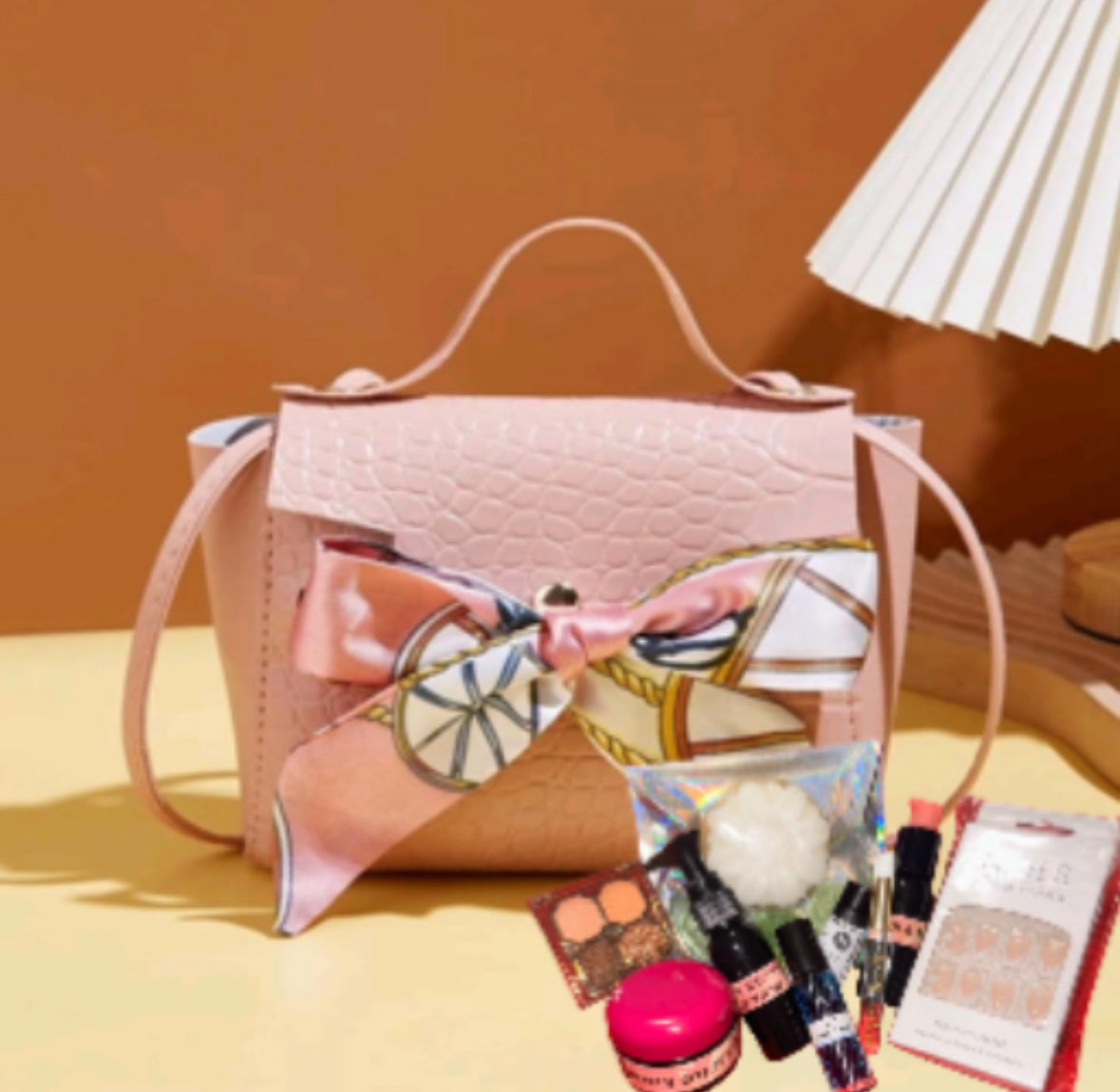 Bow Beauty Bag (Available In 4 Colors)