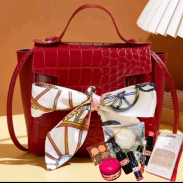 Bow Beauty Bag (Available In 4 Colors)